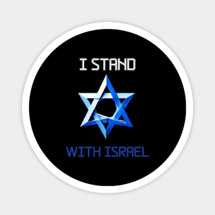 I stand with Israel, support Israel Magnet